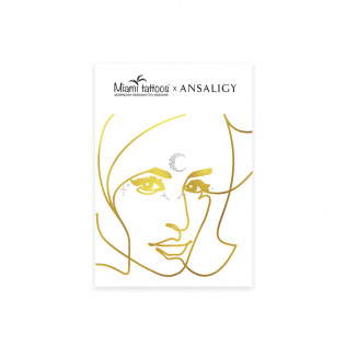 

Тату-кристаллы для лица ANSALIGY x Miami Tattoos «Луна»