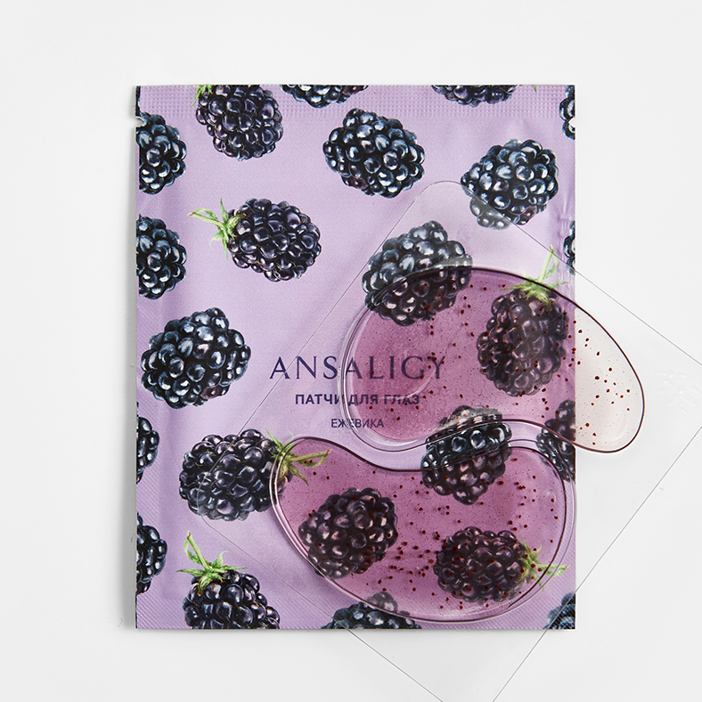 Патчи для глаз «Ежевика» ANSALIGY - купить за 450